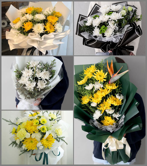 湖南邵阳绥宁县河口苗族乡白事花束代送
